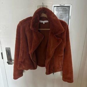 Rebecca Minkoff Faux Fur Jacket